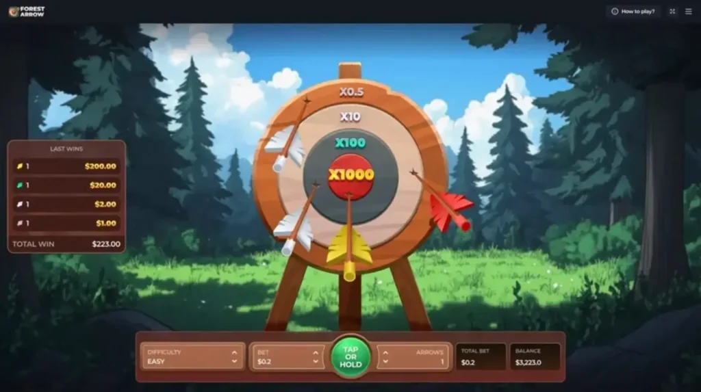 Forest Arrow
kasinová hra
