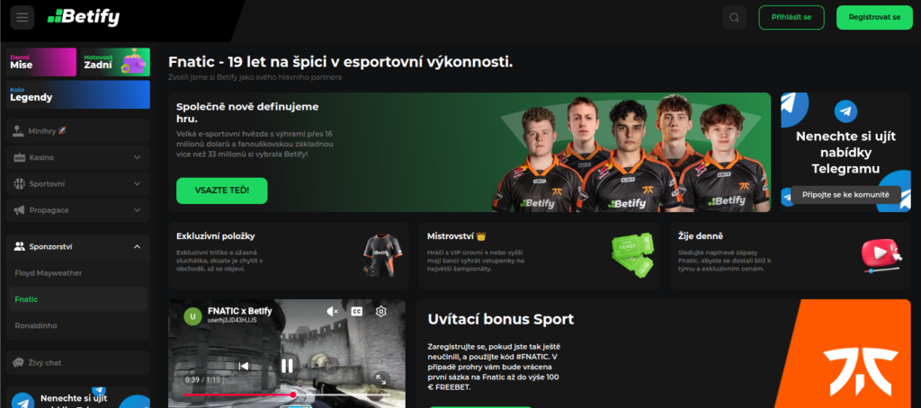 Betify bonus kód
kasinová hra