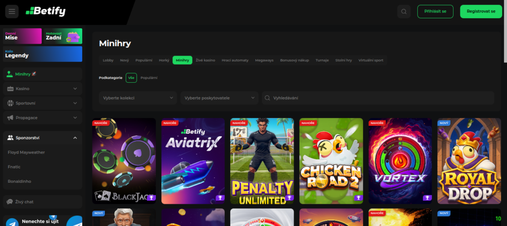 Betify bonus kód
kasinová hra
