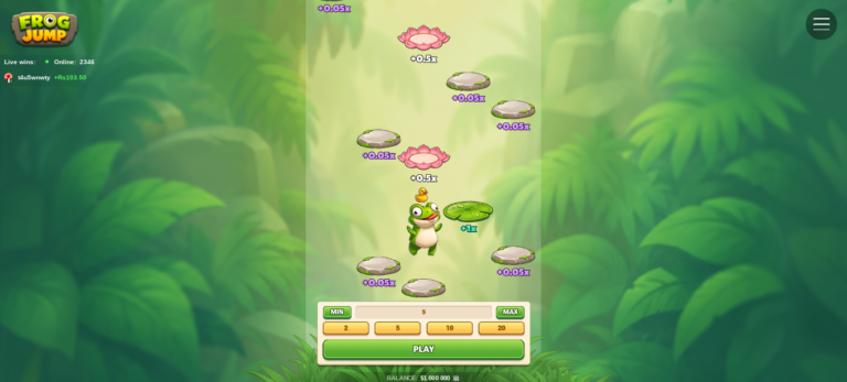 Frog Jump - registrace, demo a recenze hry v kasinu